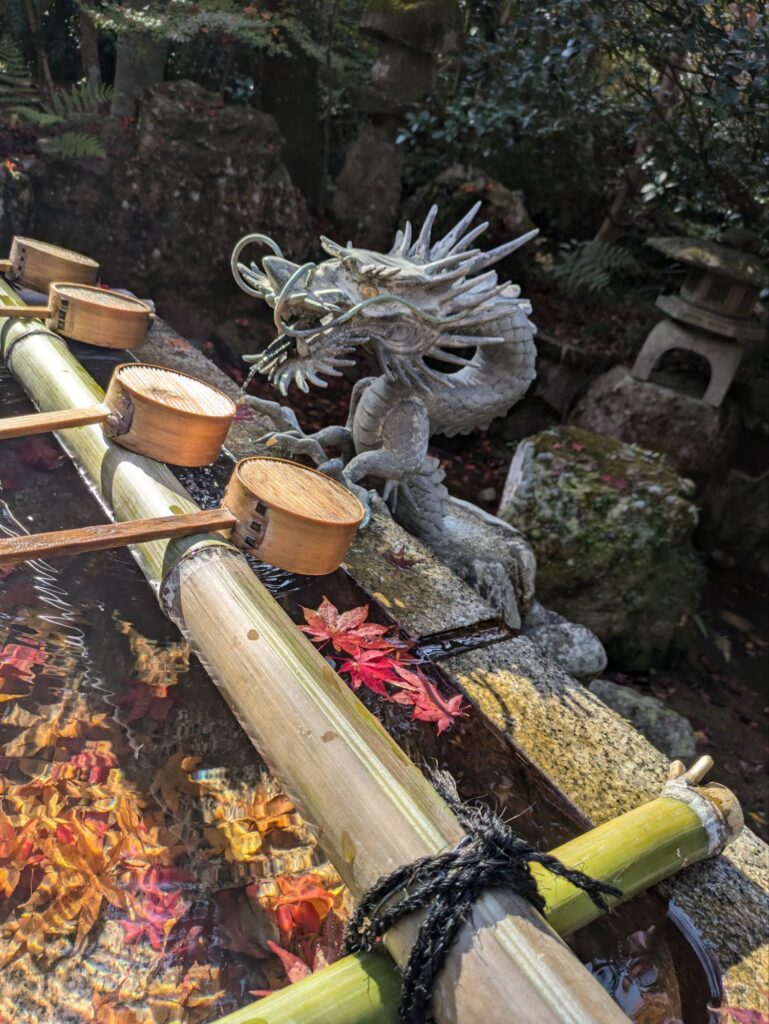 京都 穴場 紅葉スポット　鍬山神社